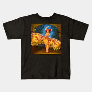 Mariquita Spanish Dancer Kids T-Shirt